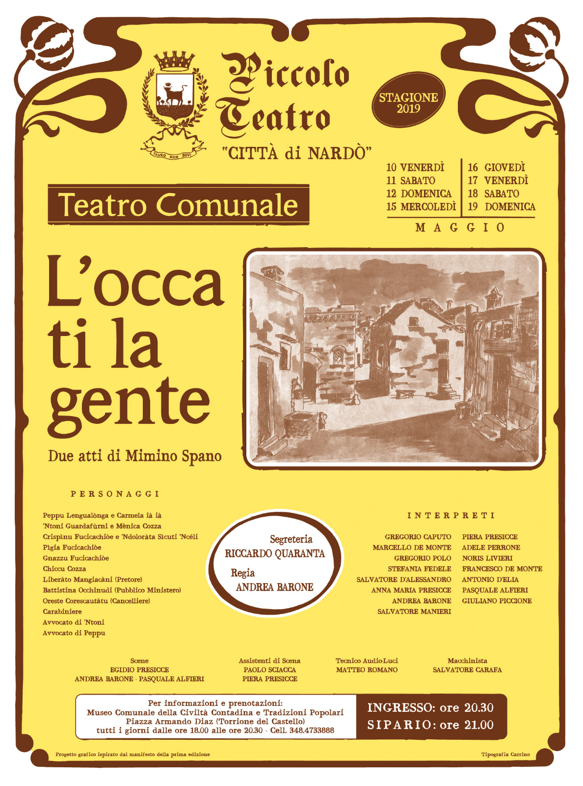 Locandina locca ti la gente