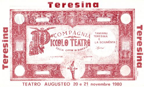 Invito 1980 Teatro Augusteo