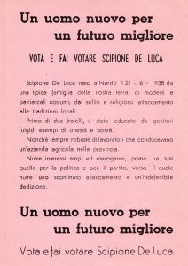 Volantino elettorale 1983